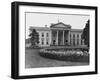 White House and Iris Garden-null-Framed Photographic Print