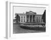 White House and Iris Garden-null-Framed Photographic Print