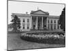 White House and Iris Garden-null-Mounted Photographic Print