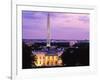 White House at dusk, Washington Monument, Washington DC, USA-null-Framed Photographic Print