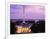 White House at dusk, Washington Monument, Washington DC, USA-null-Framed Photographic Print