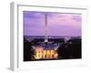 White House at dusk, Washington Monument, Washington DC, USA-null-Framed Photographic Print