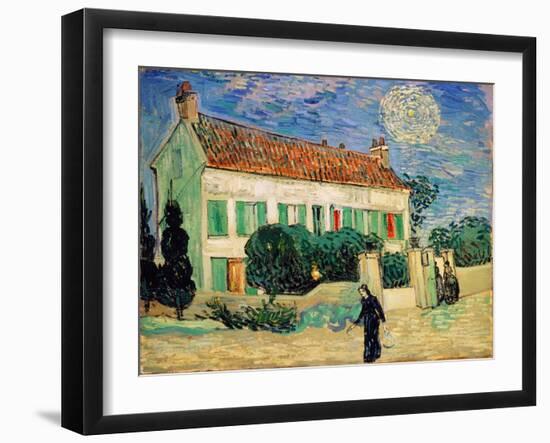 White House at Night, 1890-Vincent van Gogh-Framed Giclee Print