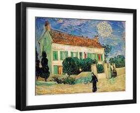 White House at Night, 1890-Vincent van Gogh-Framed Giclee Print