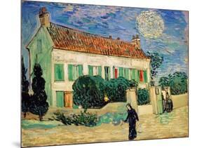 White House at Night, 1890-Vincent van Gogh-Mounted Giclee Print
