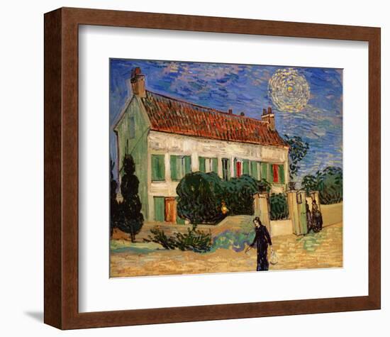 White House at Night-Vincent van Gogh-Framed Giclee Print