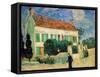 White House at Night-Vincent van Gogh-Framed Stretched Canvas