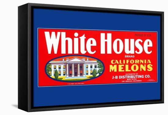 White House Brand California Melons-null-Framed Stretched Canvas