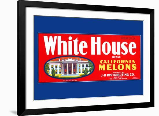 White House Brand California Melons-null-Framed Premium Giclee Print