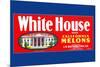 White House Brand California Melons-null-Mounted Premium Giclee Print