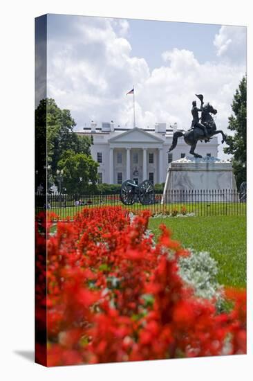 White House from Lafayette Park-Gary Blakeley-Stretched Canvas