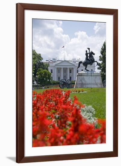 White House from Lafayette Park-Gary Blakeley-Framed Photographic Print