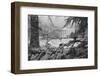White House Lawn Covered in Snow-null-Framed Photographic Print