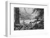 White House Lawn Covered in Snow-null-Framed Photographic Print