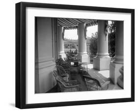 White House Porch-null-Framed Photographic Print