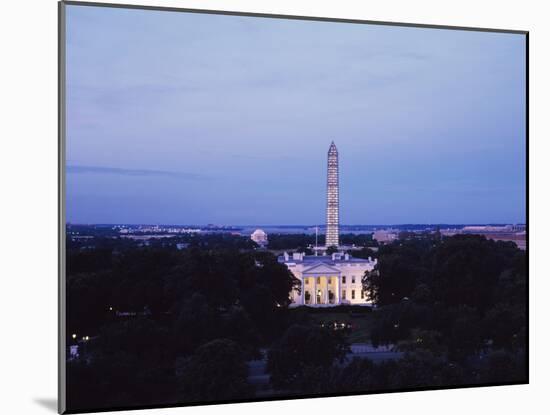 White House Presidential Mansion-Carol Highsmith-Mounted Photo