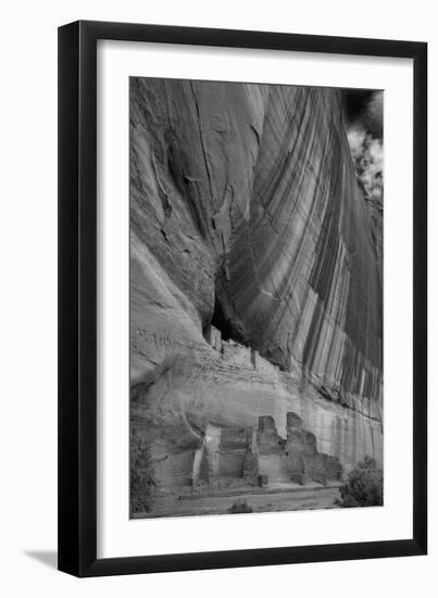 White House Ruins Canyon De Chelly B W-Steve Gadomski-Framed Photographic Print