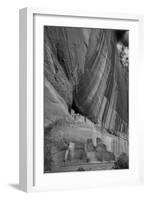White House Ruins Canyon De Chelly B W-Steve Gadomski-Framed Photographic Print