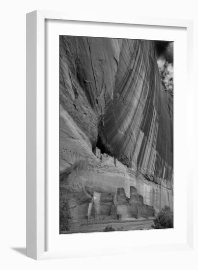 White House Ruins Canyon De Chelly B W-Steve Gadomski-Framed Photographic Print