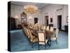 White House State Dining Room-null-Stretched Canvas