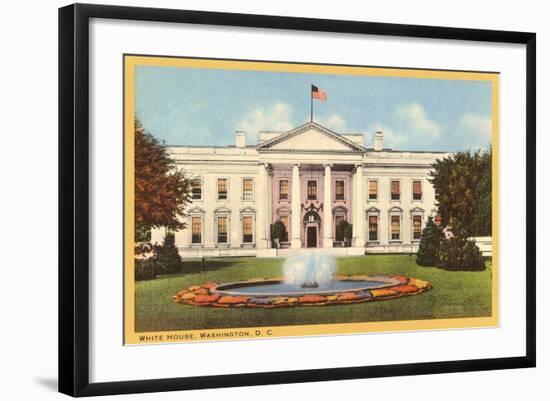 White House, Washington D.C.-null-Framed Art Print