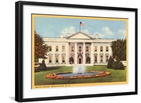 White House, Washington D.C.-null-Framed Art Print