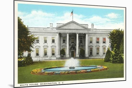 White House, Washington, D.C.-null-Mounted Art Print