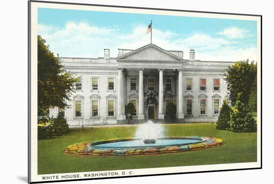 White House, Washington, D.C.-null-Mounted Art Print