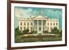 White House, Washington D.C.-null-Framed Art Print