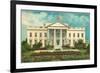 White House, Washington D.C.-null-Framed Art Print