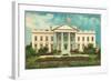 White House, Washington D.C.-null-Framed Art Print