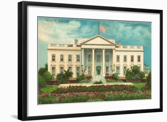 White House, Washington D.C.-null-Framed Art Print