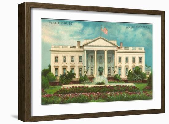 White House, Washington D.C.-null-Framed Art Print