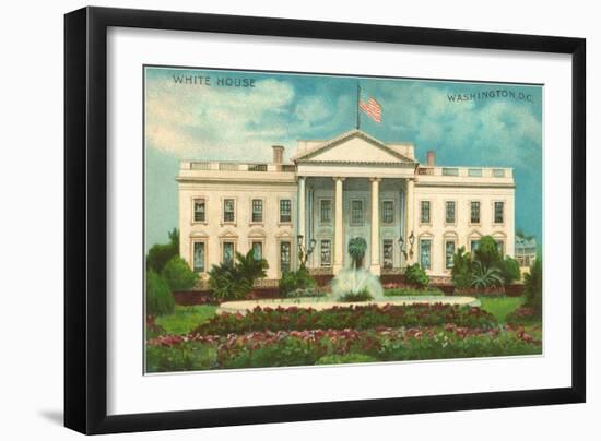 White House, Washington D.C.-null-Framed Art Print