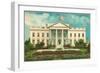 White House, Washington D.C.-null-Framed Art Print