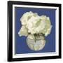 White Hydrangeas I-Emma Scarvey-Framed Art Print