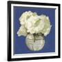 White Hydrangeas I-Emma Scarvey-Framed Art Print