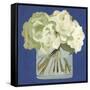 White Hydrangeas II-Emma Scarvey-Framed Stretched Canvas