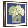 White Hydrangeas II-Emma Scarvey-Framed Art Print