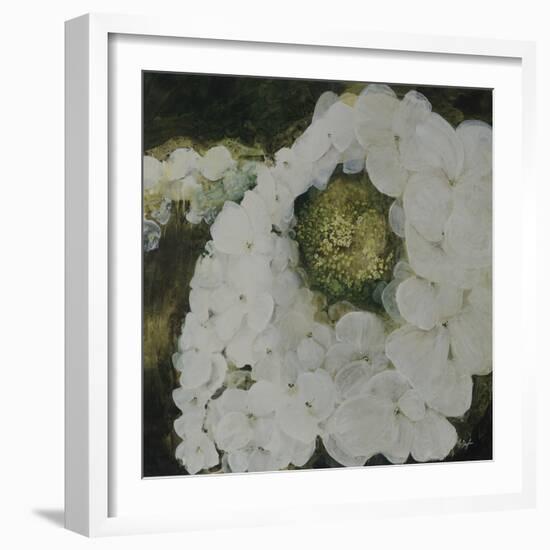 White Hydrengea-Farrell Douglass-Framed Giclee Print