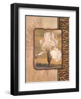 White Iris-TC Chiu-Framed Art Print