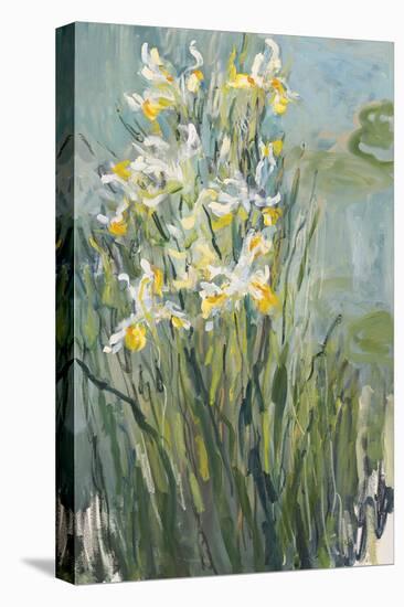 White Irises-Lilia Orlova Holmes-Stretched Canvas