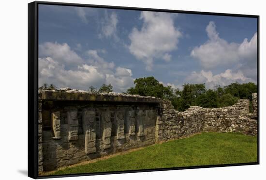 White Island, Lower Lough Erne, County Fermanagh, Ulster, Northern Ireland, United Kingdom, Europe-Carsten Krieger-Framed Stretched Canvas