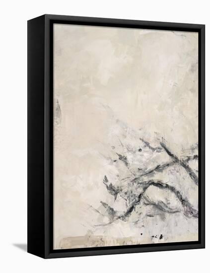 White Jacquard-Jodi Maas-Framed Stretched Canvas