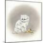 White Kitty (Ornament)-Peggy Harris-Mounted Giclee Print