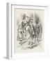 White Knight Alice and the White Knight-John Tenniel-Framed Art Print