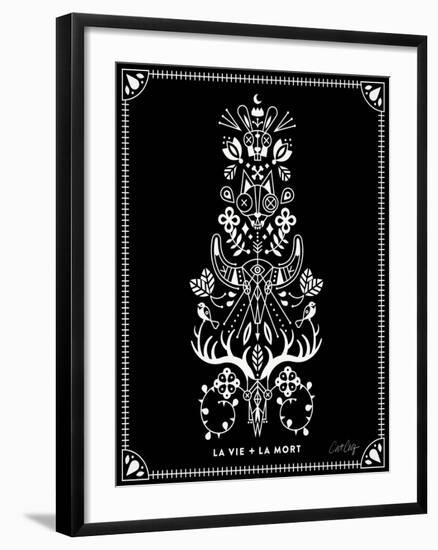 White La Mort-Cat Coquillette-Framed Art Print