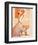 White Lady with Dalmatian-Joadoor-Framed Art Print