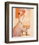 White Lady with Dalmatian-Joadoor-Framed Art Print