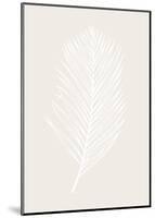 White Leaf-Design Fabrikken-Mounted Art Print